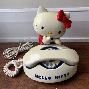 Vintage Sanrio Hello Kitty Rotary Phone